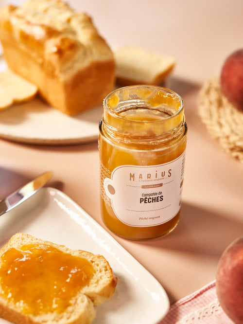 Compotée de pêches MARiUS