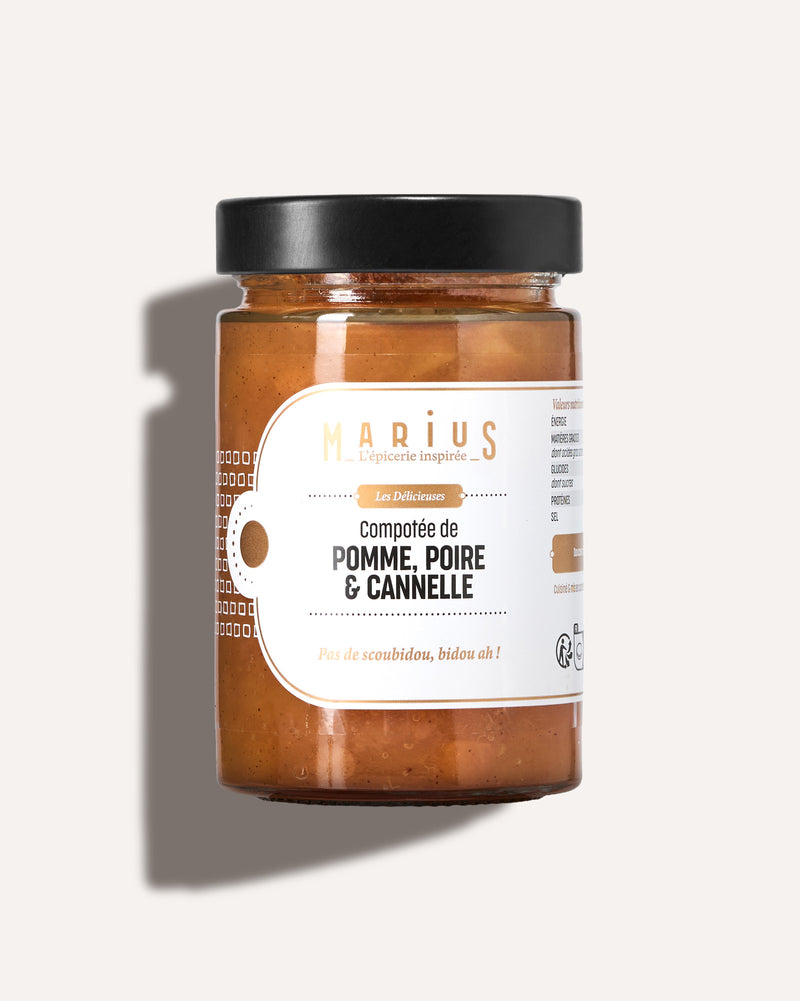 Compotée pomme, poire & cannelle MARiUS