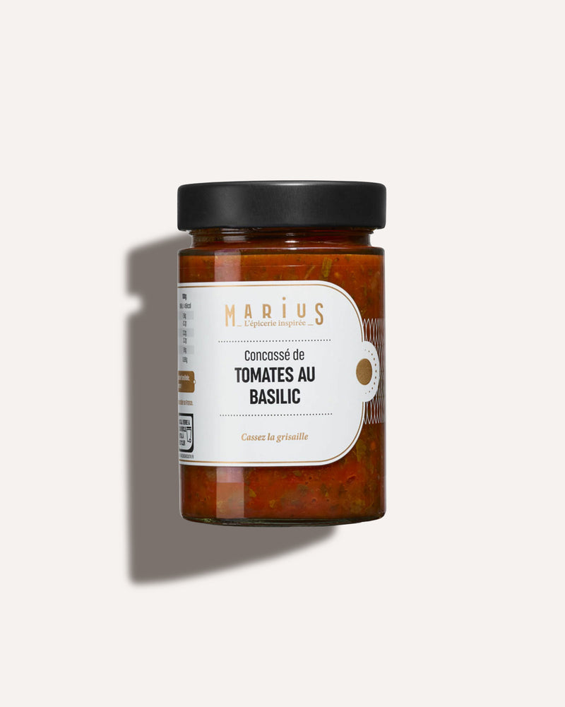 Concassé de tomates au basilic légume cuisiné MARiUS