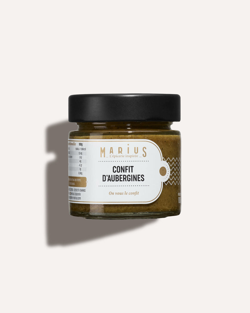 Confit d’aubergines tartinable MARiUS