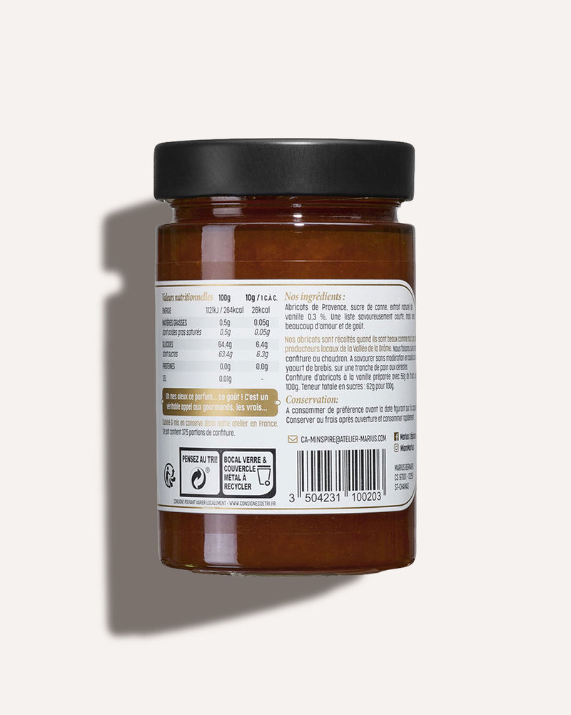 Confiture d’abricots à la vanille MARiUS
