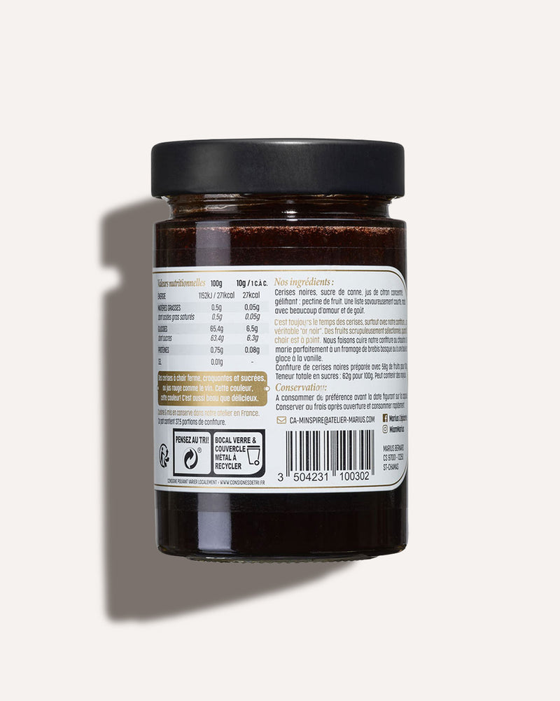 Confiture de cerises noires MARiUS