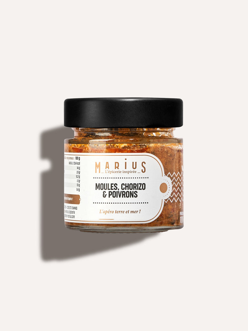 Crème de Moules, Chorizo & Poivrons