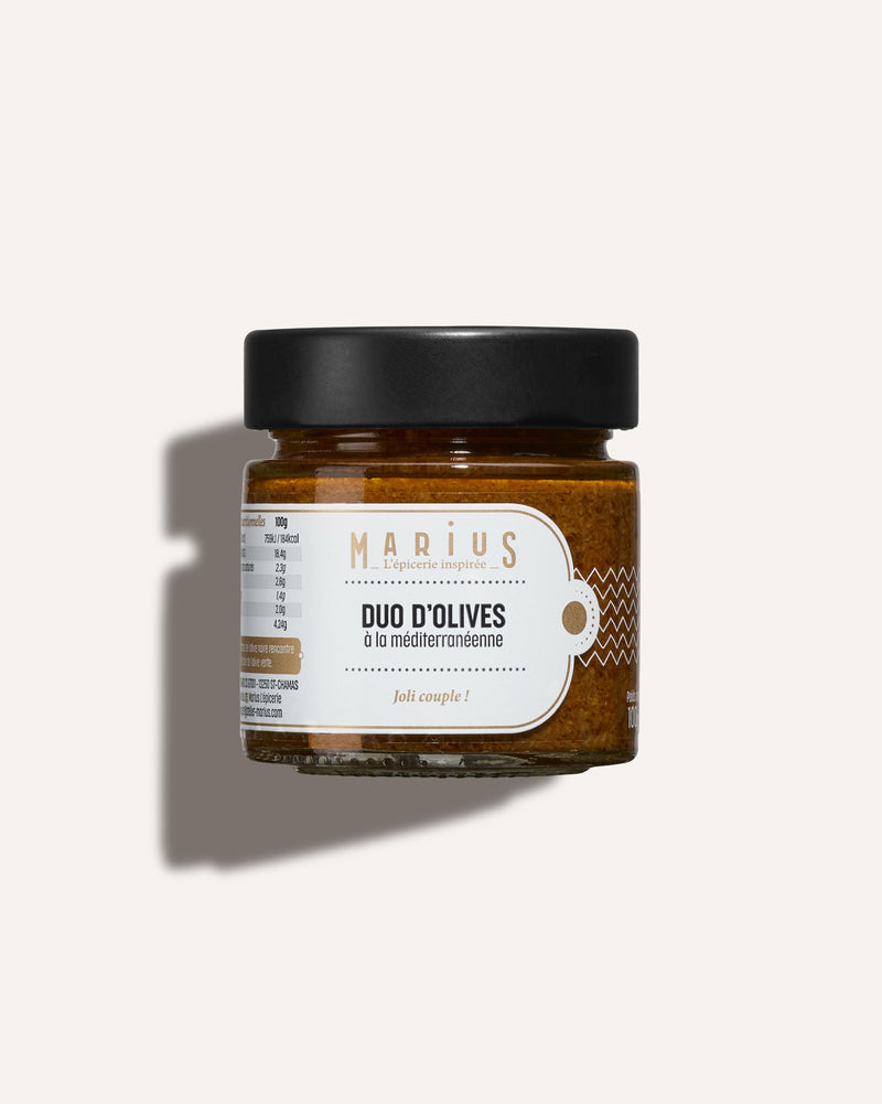Duo d’olives à la méditerranéenne tartinable MARiUS
