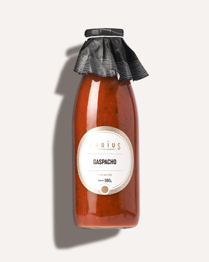 Gaspacho légume cuisiné soupe MARiUS