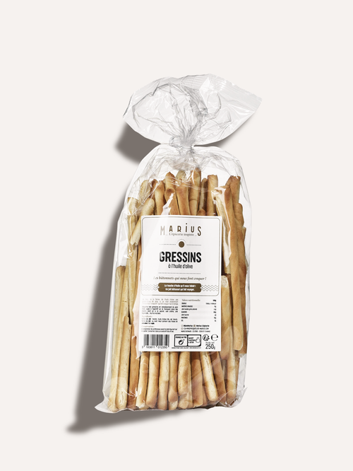 Gressins à l’Huile d’Olive