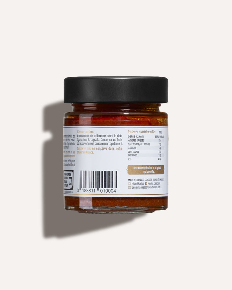 Harissa à l’ail rôti condiment MARiUS