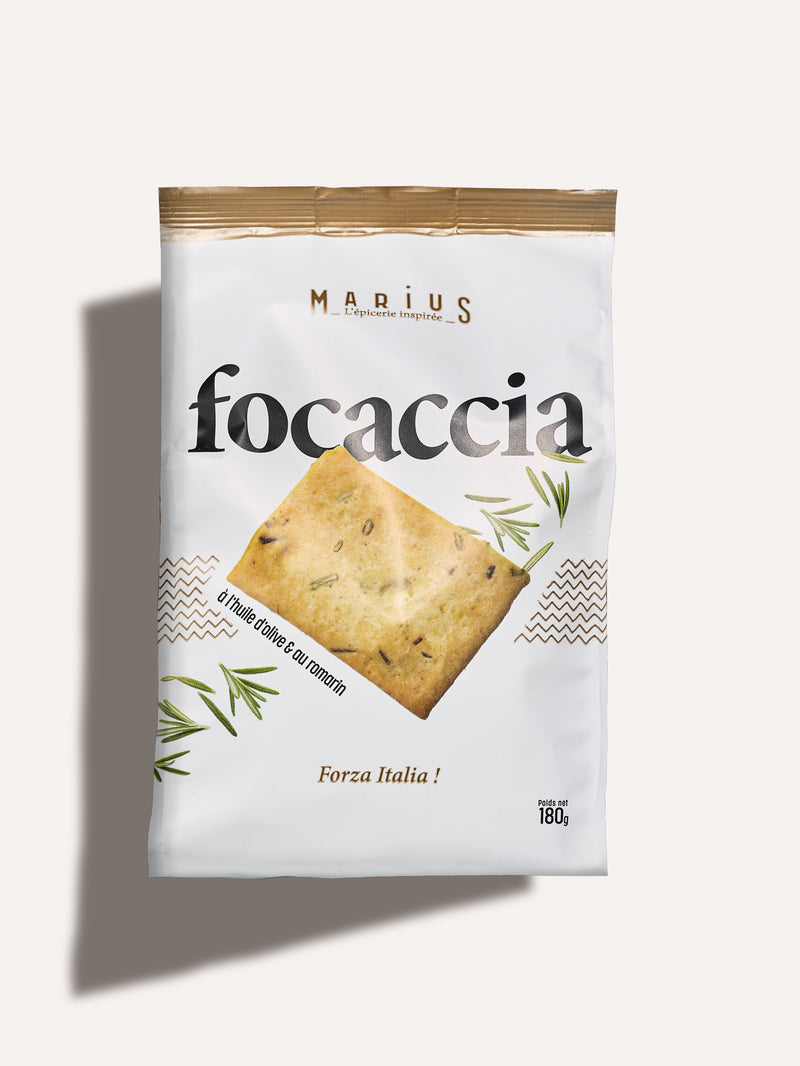 Focaccia à l'huile d'olive et au Romarin