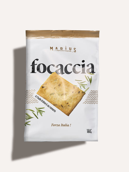 Focaccia à l'huile d'olive et au Romarin