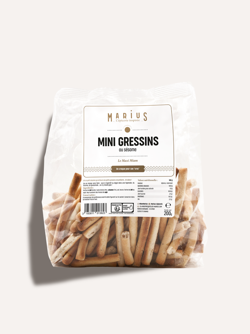 Mini Gressins au Sésame