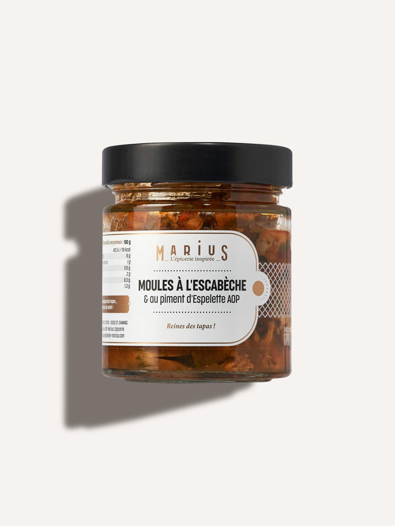 Moules à l’Escabèche & au Piment d’Espelette AOP