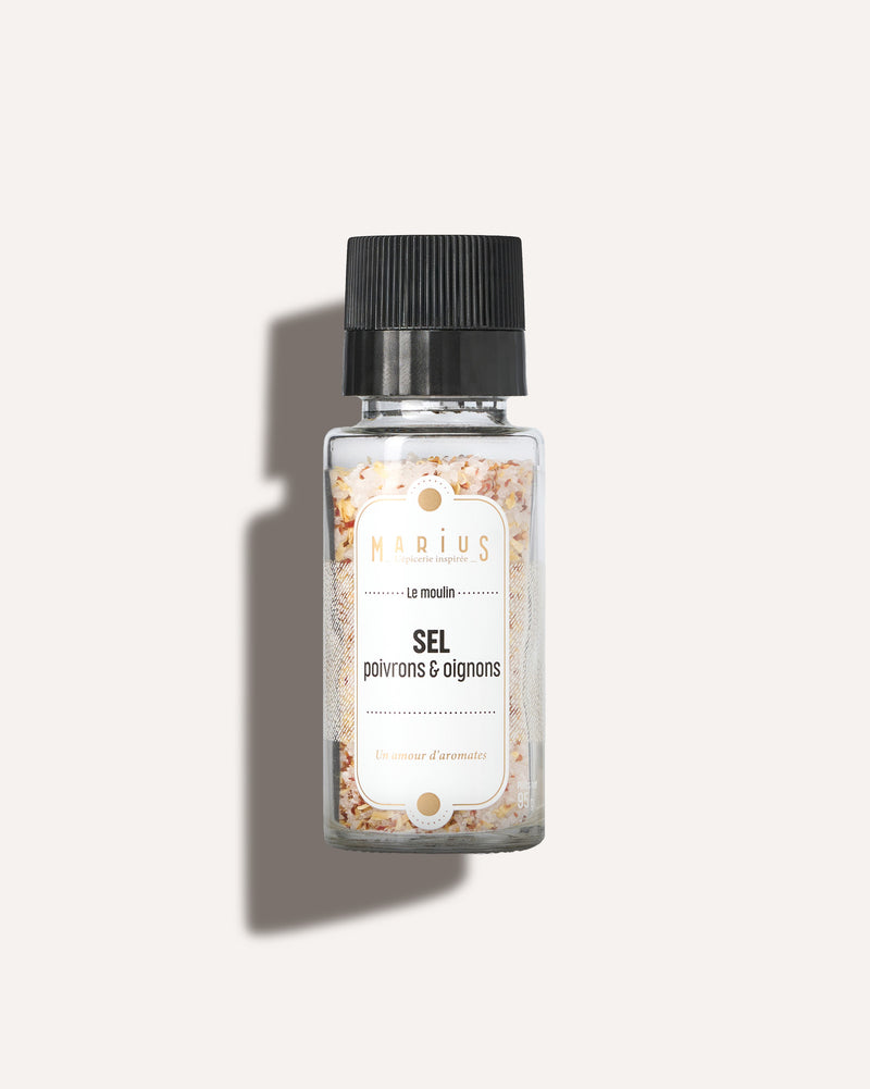 Moulin Sel Poivrons & Oignons