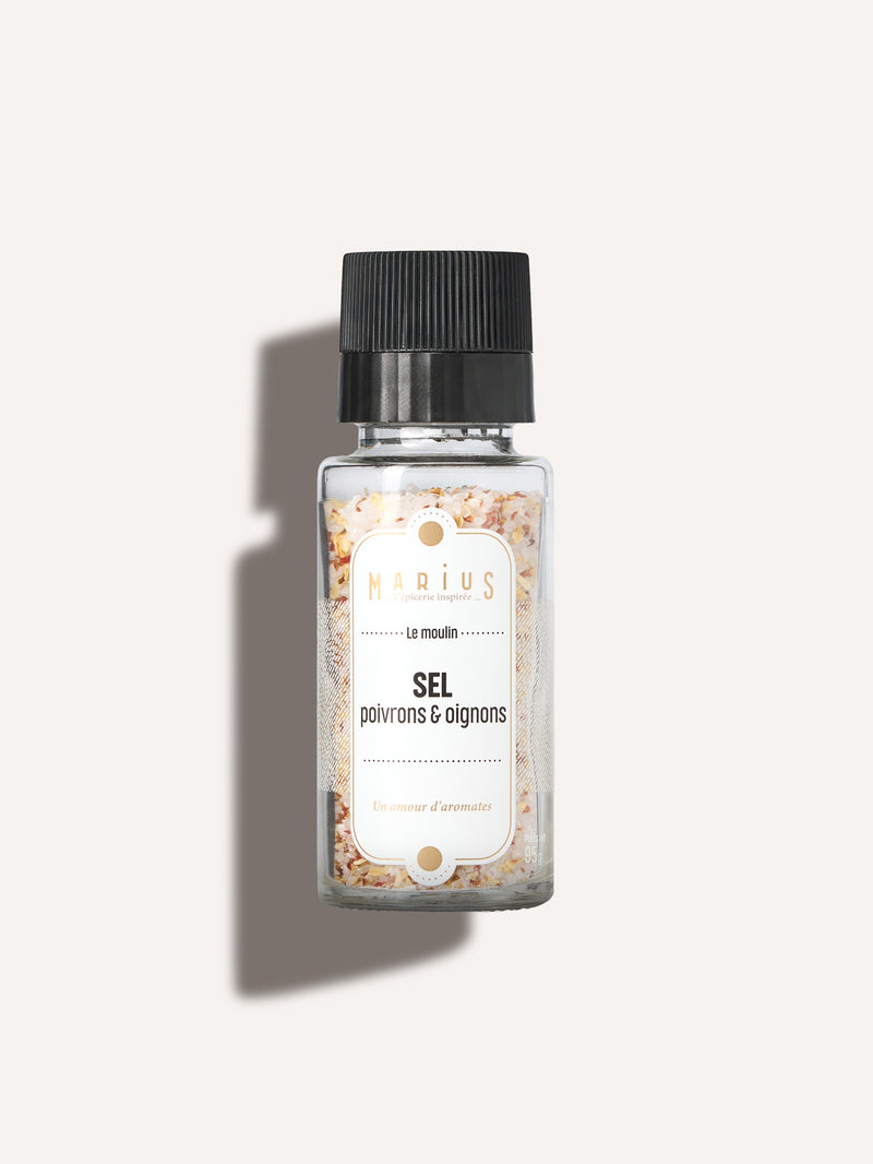 Moulin Sel Poivrons & Oignons