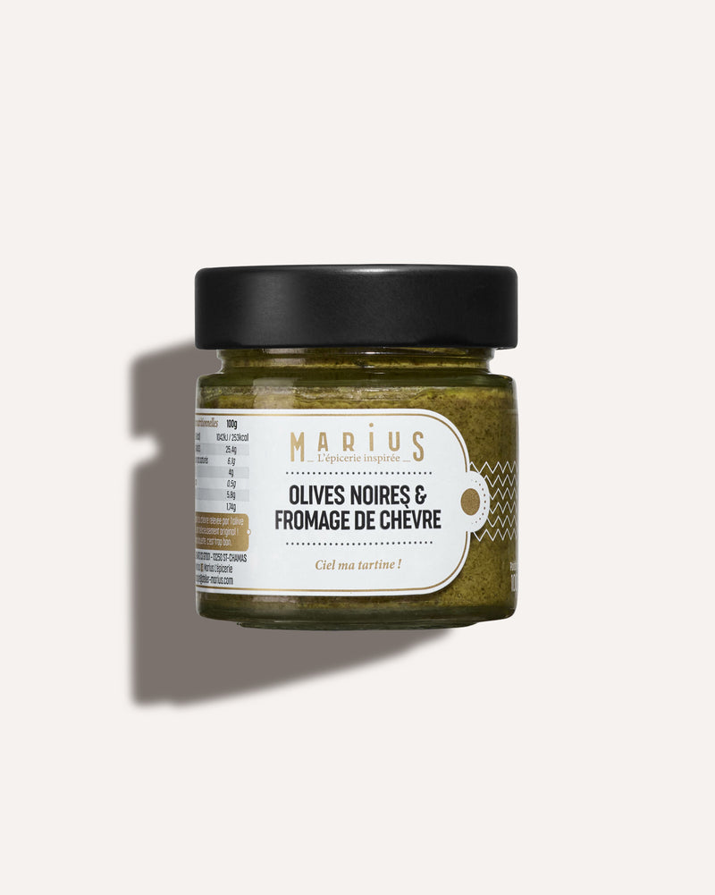 Olives Noires & Fromage de Chèvre