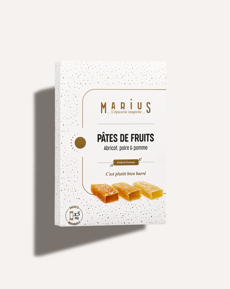 Pâtes de Fruits – Abricot, Poire, Pomme