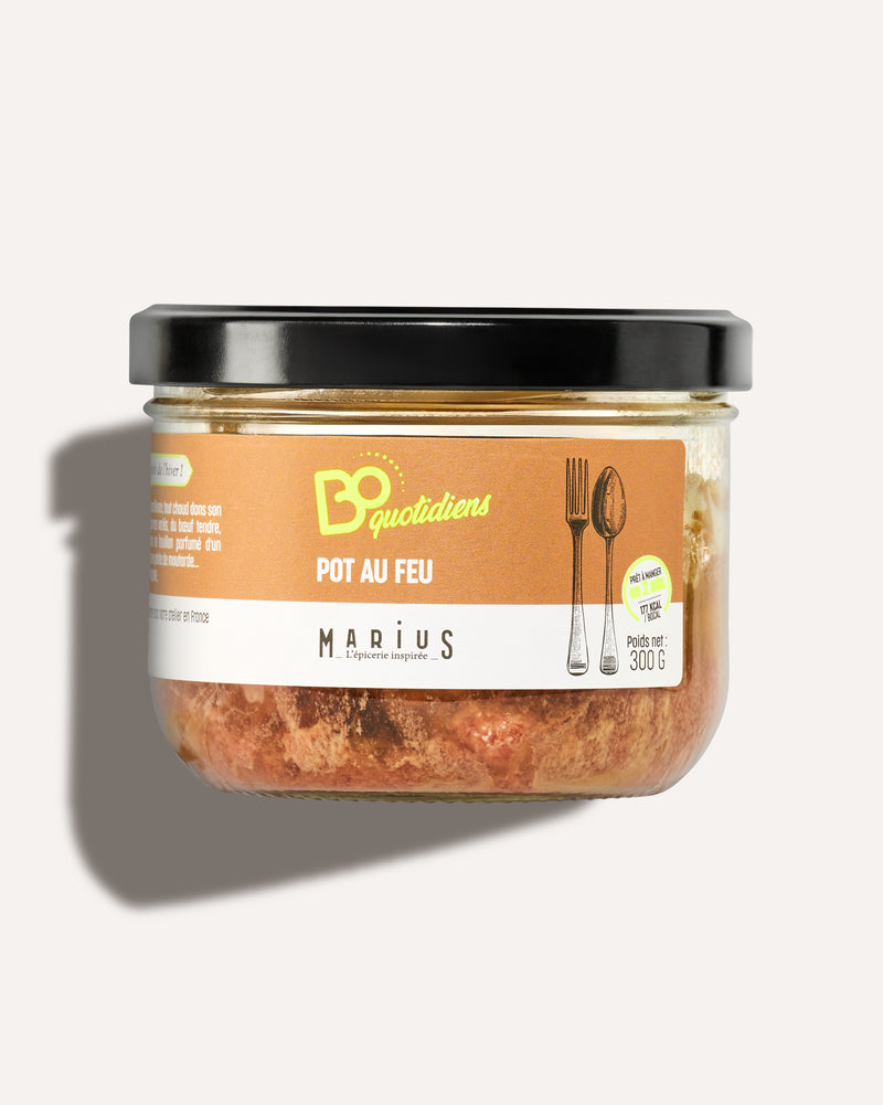 Pot au feu plat cuisiné individuel BoQuotidiens MARiUS