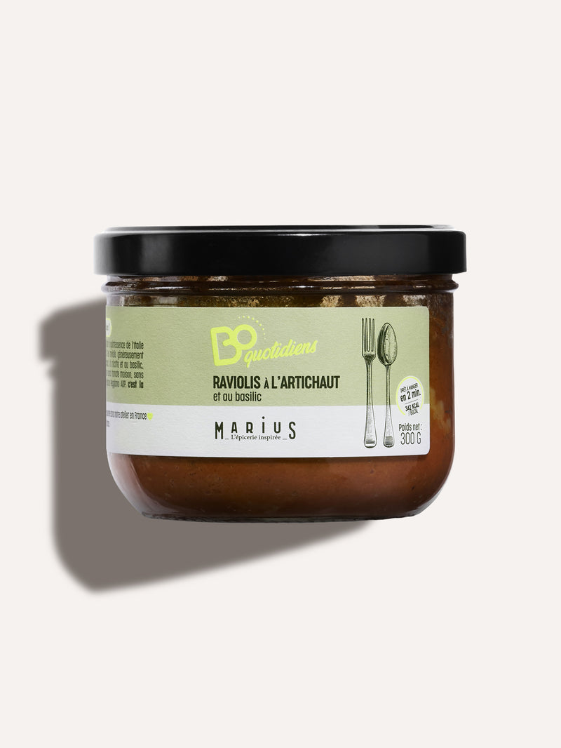 Raviolis à l’Artichaut et au Basilic