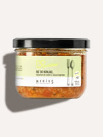 Riz de konjac, légumes du soleil & sauce Caprese plat cuisiné individuel BoQuotidiens MARiUS