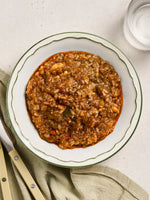 Riz de konjac, légumes du soleil & sauce Caprese plat cuisiné individuel BoQuotidiens MARiUS