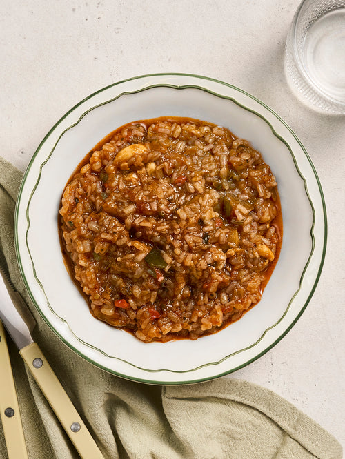 Riz de konjac, légumes du soleil & sauce Caprese plat cuisiné individuel BoQuotidiens MARiUS