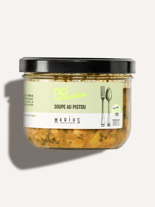 Soupe au pistou plat cuisiné individuel BoQuotidiens MARiUS