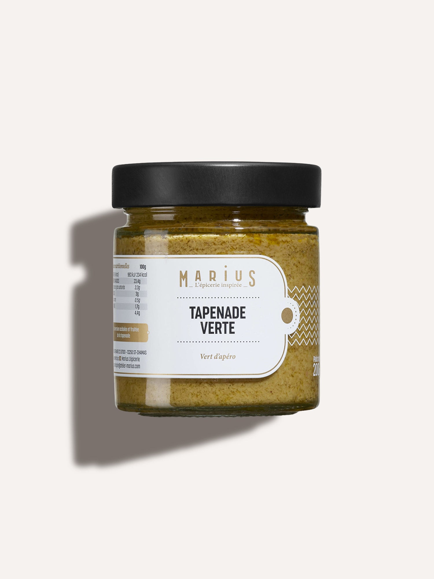 Tapenade verte 200g MARiUS 