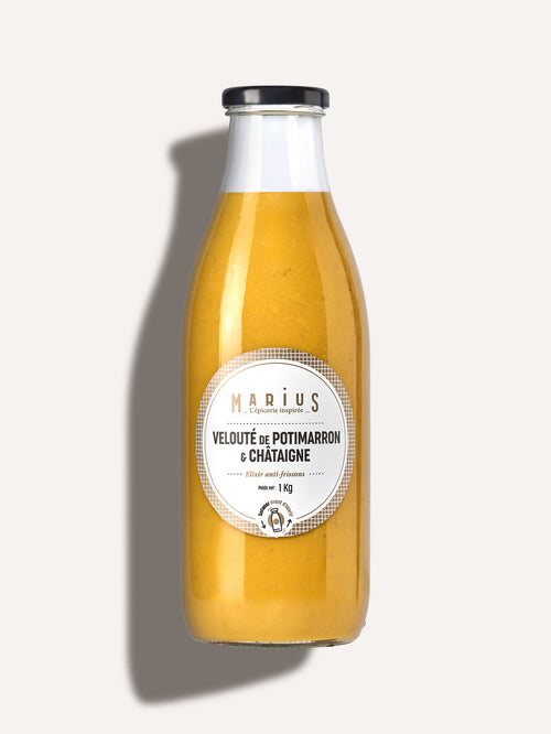 Velouté de potimarron & châtaigne MARiUS