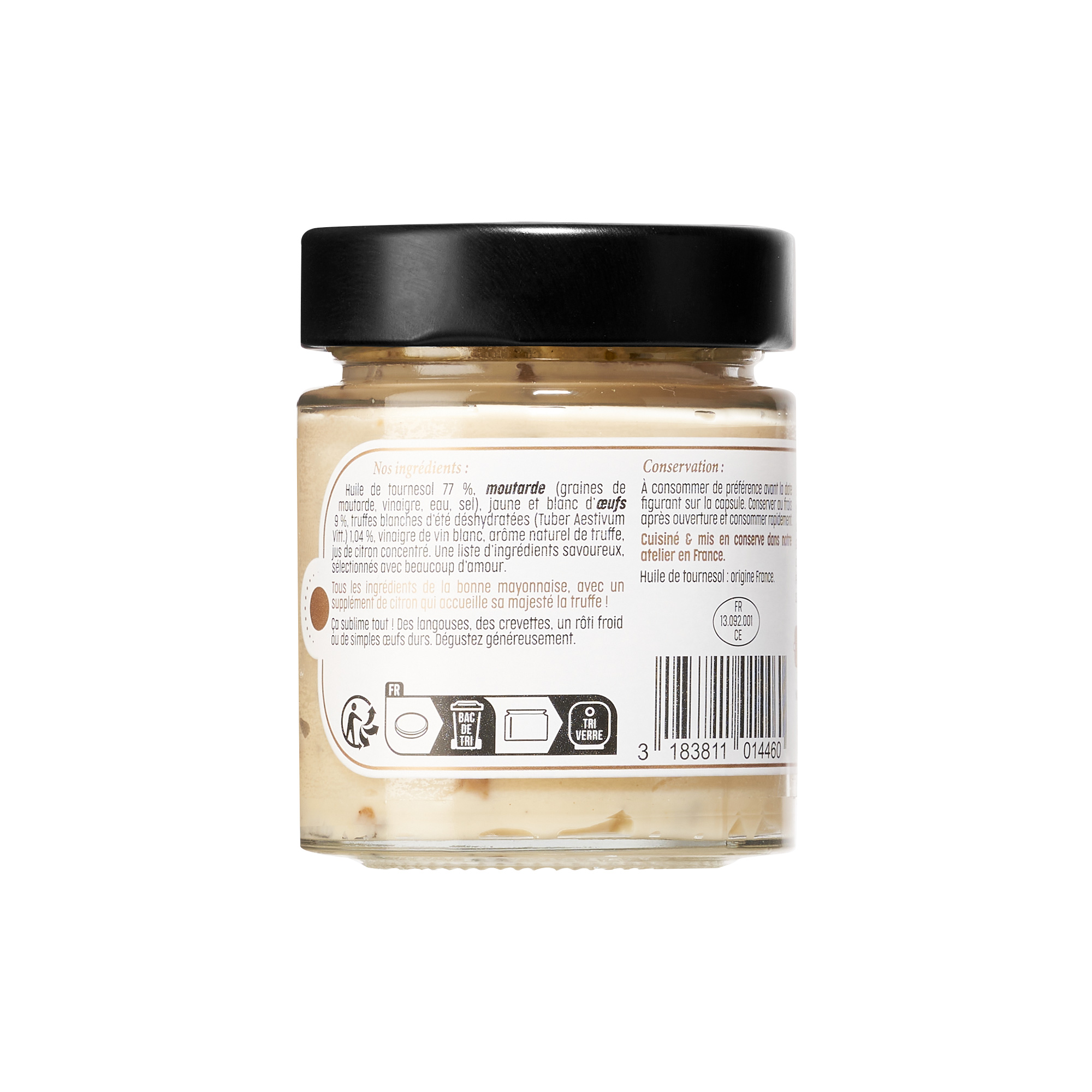 Le produit « Mayonnaise à la truffe» de Delhaize : cherchez la truffe